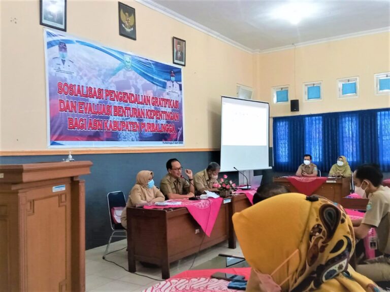 Sosialisasi Pengendalian Gratifikasi dan Benturan Kepentingan bagi ASN di Lingkungan PemKab Purbalingga